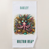 WHIMSICAL WHACKY FUNKY STEAMPUNK OCTOPUS STRANDLAKEN (Voorkant)