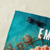 WHIMSICAL WHACKY STEAMPUNK SCALLOP SHELL OP BLAUW STRANDLAKEN (In situ)