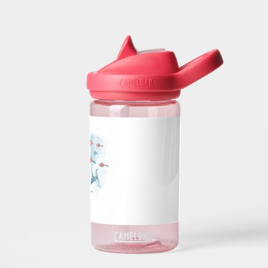 Whimsical Whale and Fishes Kinder Waterfles (Links)