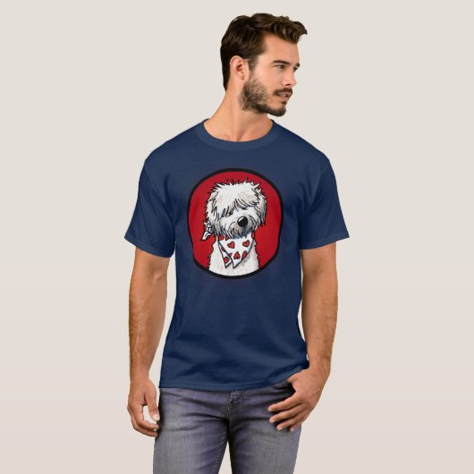 Whimsical Wheaten Terrier T-shirt (Voorkant volledig)