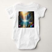 Whimsical Whisker Familie Baby Bodysuit (Achterkant)