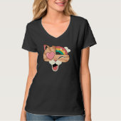 Whimsical Whiskers II T-shirt (Voorkant)