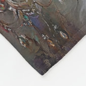 Whimsical White Horse Lil Girl Celeste Scene Fleece Deken (Hoek)