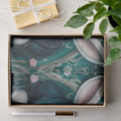 Whimsical White Rabbit Girl Alice Decoupage Papier (Geschenk)