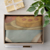 Whimsical White Rabbit Hearts Enchanted Wonderland Tissuepapier (Geschenk)