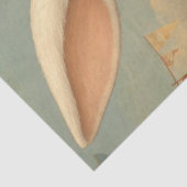 Whimsical White Rabbit Hearts Enchanted Wonderland Tissuepapier (Detail)