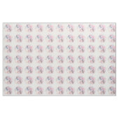 Whimsical White waterverf mandala design Stof (Yard (91,4 cm))