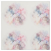 Whimsical White waterverf mandala design Stof (Swatch)