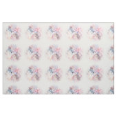 Whimsical White waterverf mandala design Stof (Fat Quarter)