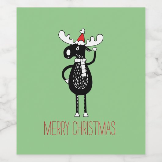 Whimsical Wijn Etiket (Enkel label)