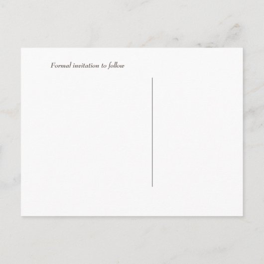 Whimsical Wijnglazen Save The Date Wedding Aankondigingskaart (Achterkant)