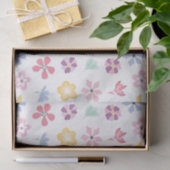 Whimsical Wildbloemen Floral Pattern Tissuepapier (Geschenk)