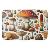 Whimsical wilde paddenstoelen badmat (Voorkant)