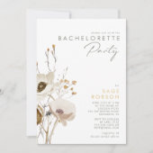 Whimsical Wildflower Bachelorette Party Uitnodigin Kaart (Voorkant)