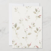 Whimsical Wildflower Boho Wedding Save the Date Kaart (Achterkant)