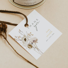 Whimsical Wildflower Dank u voor de labels