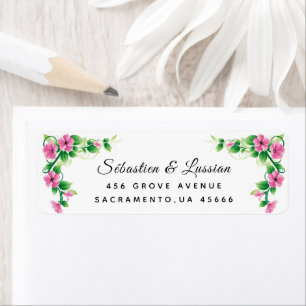 Whimsical Wildflower Etiket