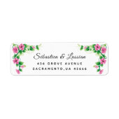 Whimsical Wildflower Etiket (Voorkant)