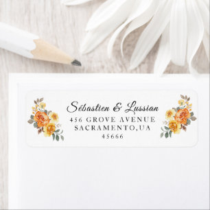 Whimsical Wildflower Etiket