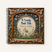 Whimsical Wildflower Evening William Morris Style