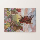 Whimsical Wildflower Fairy Farewell to the Animals Legpuzzel (Horizontaal)