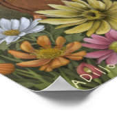 Whimsical Wildflower Fairy Farewell to the Animals Poster (Hoek)