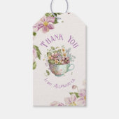 Whimsical Wildflower Fairytale Tea Party Cadeaulabel (Voorkant)