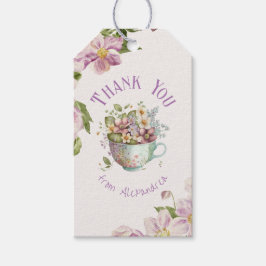 Whimsical Wildflower Fairytale Tea Party Cadeaulabel