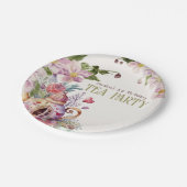 Whimsical Wildflower Fairytale Tea Party Papieren Bordje (Gekanteld)