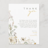 Whimsical Wildflower Hartelijk dank jullie kaart (Voorkant)