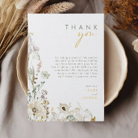 Whimsical Wildflower Hartelijk dank jullie kaart