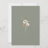 Whimsical Wildflower | Ivory Reception Dank u (Achterkant)