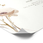 Whimsical Wildflower | Ivory Signature Drankjes Bo Poster (Hoek)