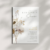 Whimsical Wildflower Lingerie Douche Uitnodiging