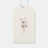Whimsical Wildflower Meadow Sage Weddenschap Welko Cadeaulabel (Achterkant)