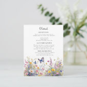 Whimsical Wildflower Meadows Details Informatiekaartje (Staand voorkant)