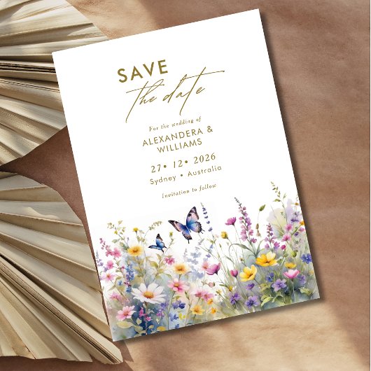 Whimsical Wildflower Meadows Save the date