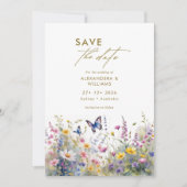 Whimsical Wildflower Meadows Save the date (Voorkant)