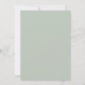 Whimsical Wildflower Pastel Botanische bruiloft Save The Date (Achterkant)