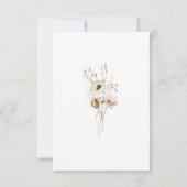 Whimsical Wildflower RSVP-kaart RSVP Kaartje (Achterkant)