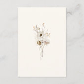 Whimsical Wildflower | Sage Green-gegevens Informatiekaartje (Achterkant)