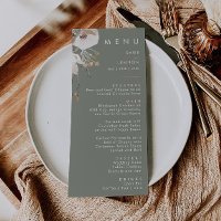 Whimsical Wildflower | Sage Green Wedding Dinner