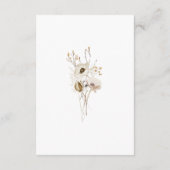 Whimsical Wildflower Schema van Evenementen Informatiekaartje (Achterkant)