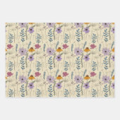 Whimsical Wildflower Seamless Pattern Inpakpapier Vel (Voorkant)