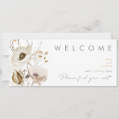 Whimsical Wildflower Seating Chart Header (Voorkant)