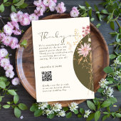 Whimsical Wildflower Spring Summer Herfst Bedankkaart