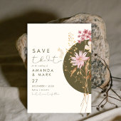 Whimsical Wildflower Spring Summer Herfst Invitati Kaart