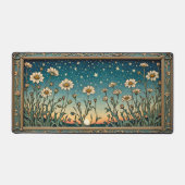 Whimsical Wildflower Starry Sunset Bureaumat (Voorkant)