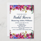 Whimsical Wildflower Vrijgezellenfeest Botanische  Kaart (Voorkant)