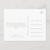 Whimsical Wildflower Wedding Bedankt Briefkaart (Achterkant)